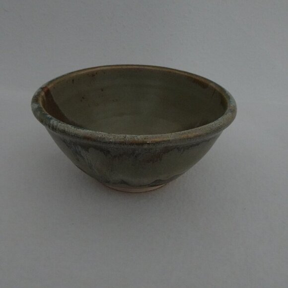 Studio Art Pottery Terracotta Bowl Signed Pattern Nature/Abstract Style - Picture 6 of 11